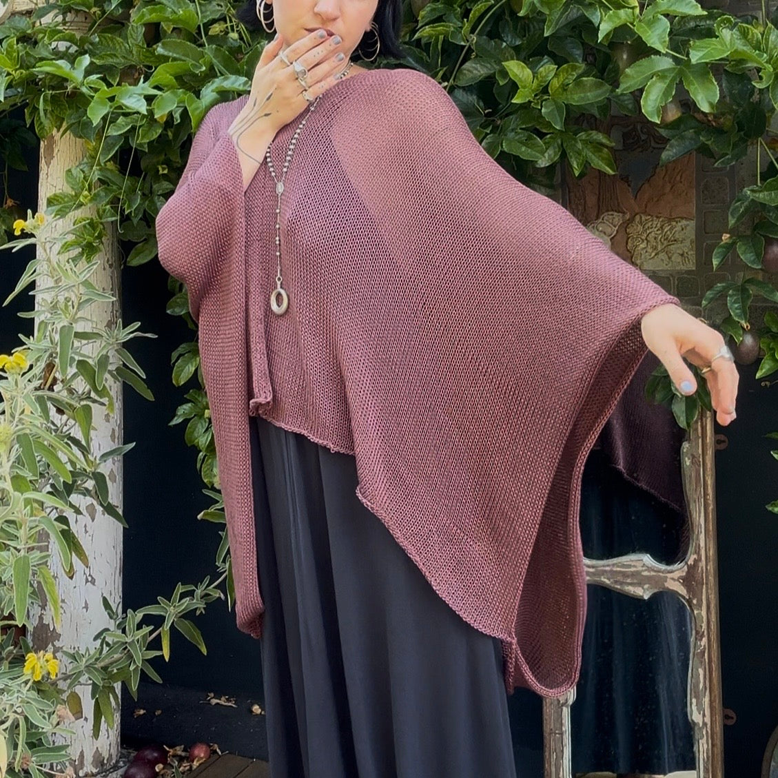 Karya Knit Poncho Knitting Pattern