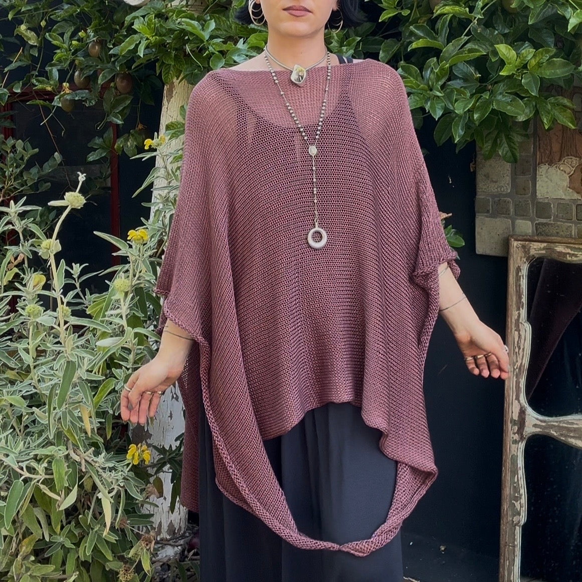 Karya Knit Poncho Knitting Pattern