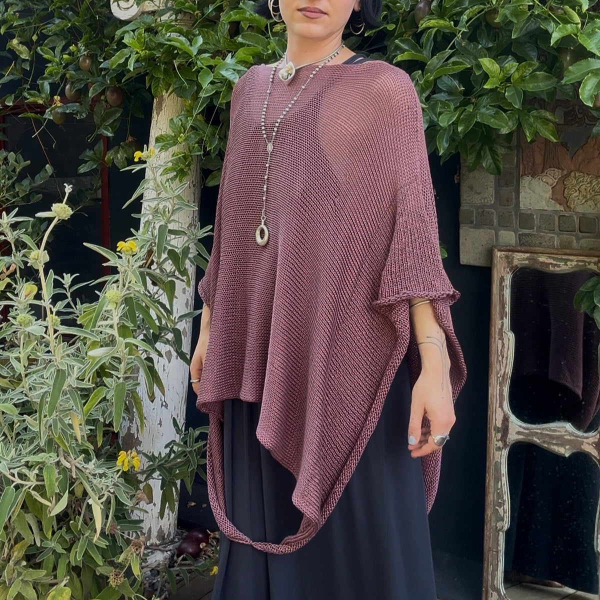 Karya Knit Poncho Knitting Pattern
