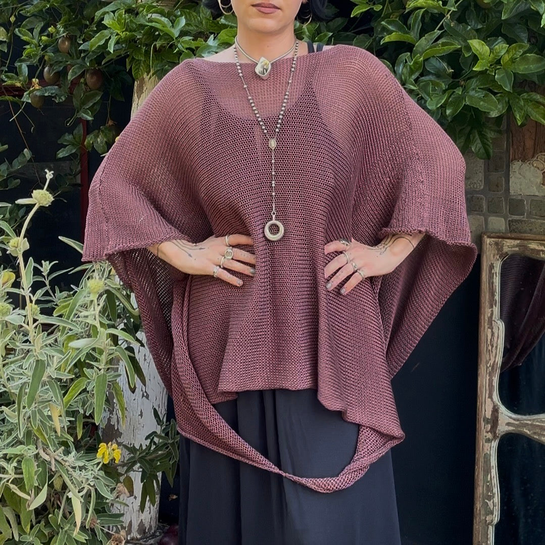 Karya Knit Poncho Knitting Pattern