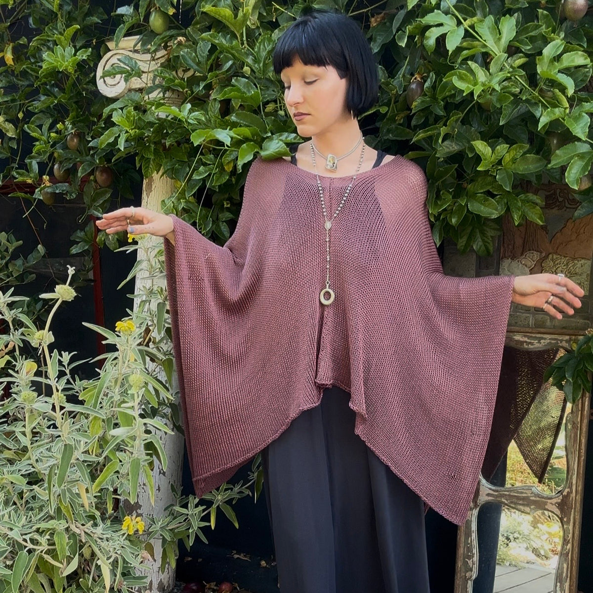 Karya Knit Poncho Knitting Pattern