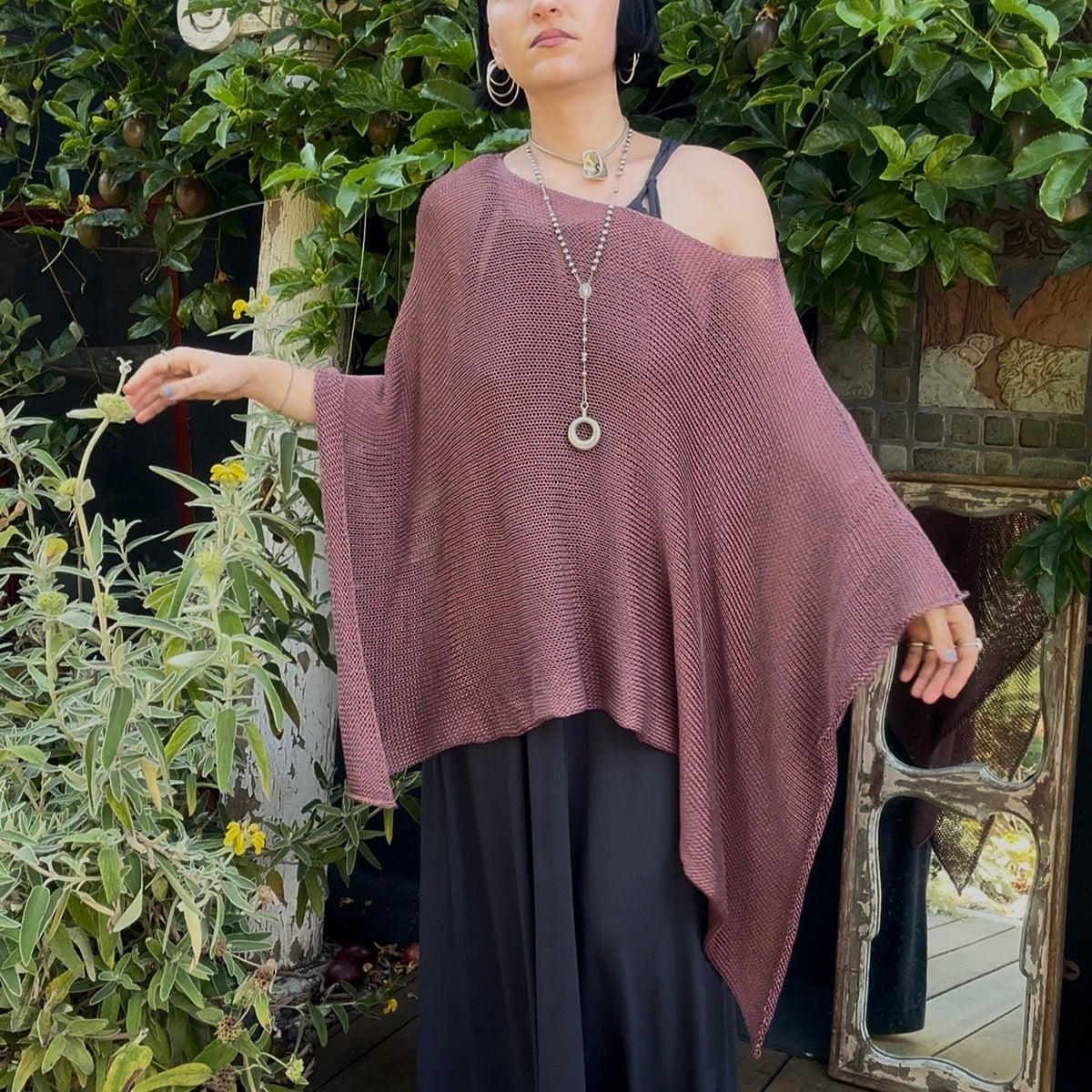 Karya Knit Poncho Knitting Pattern
