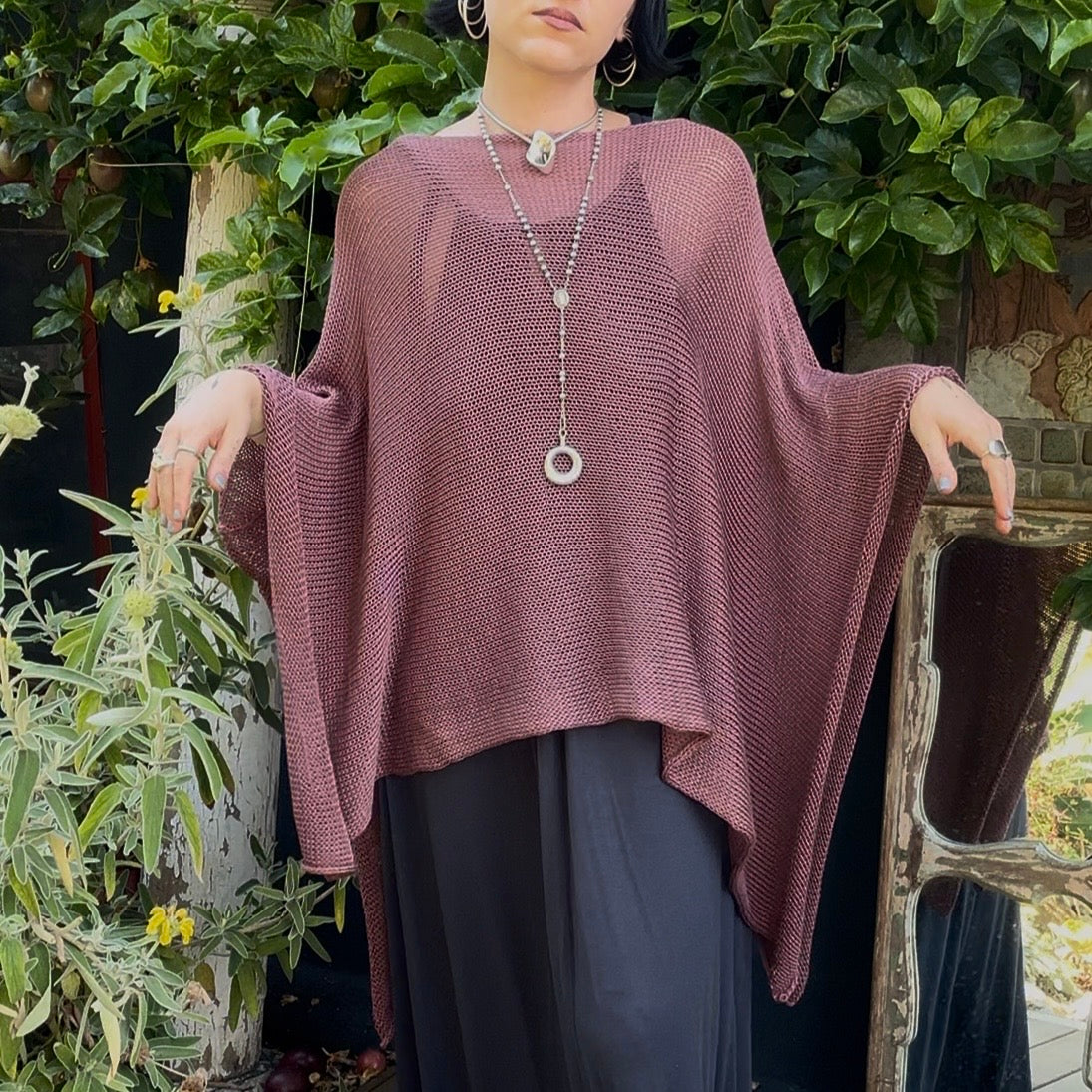 Karya Knit Poncho Knitting Pattern