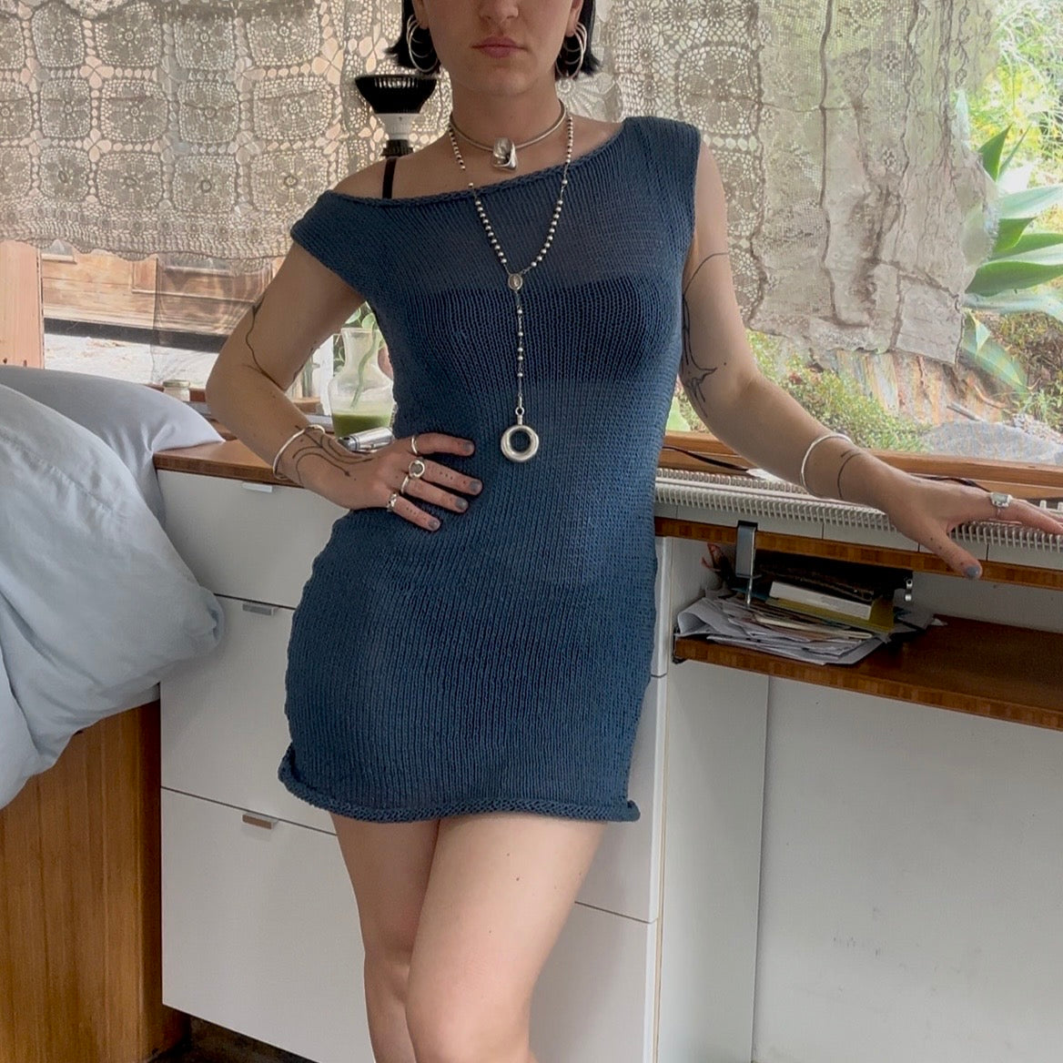 Naiad Knit Mini Dress *