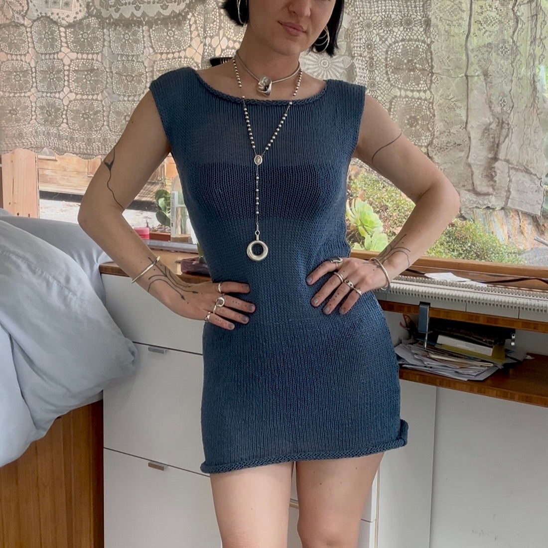 Naiad Knit Mini Dress *