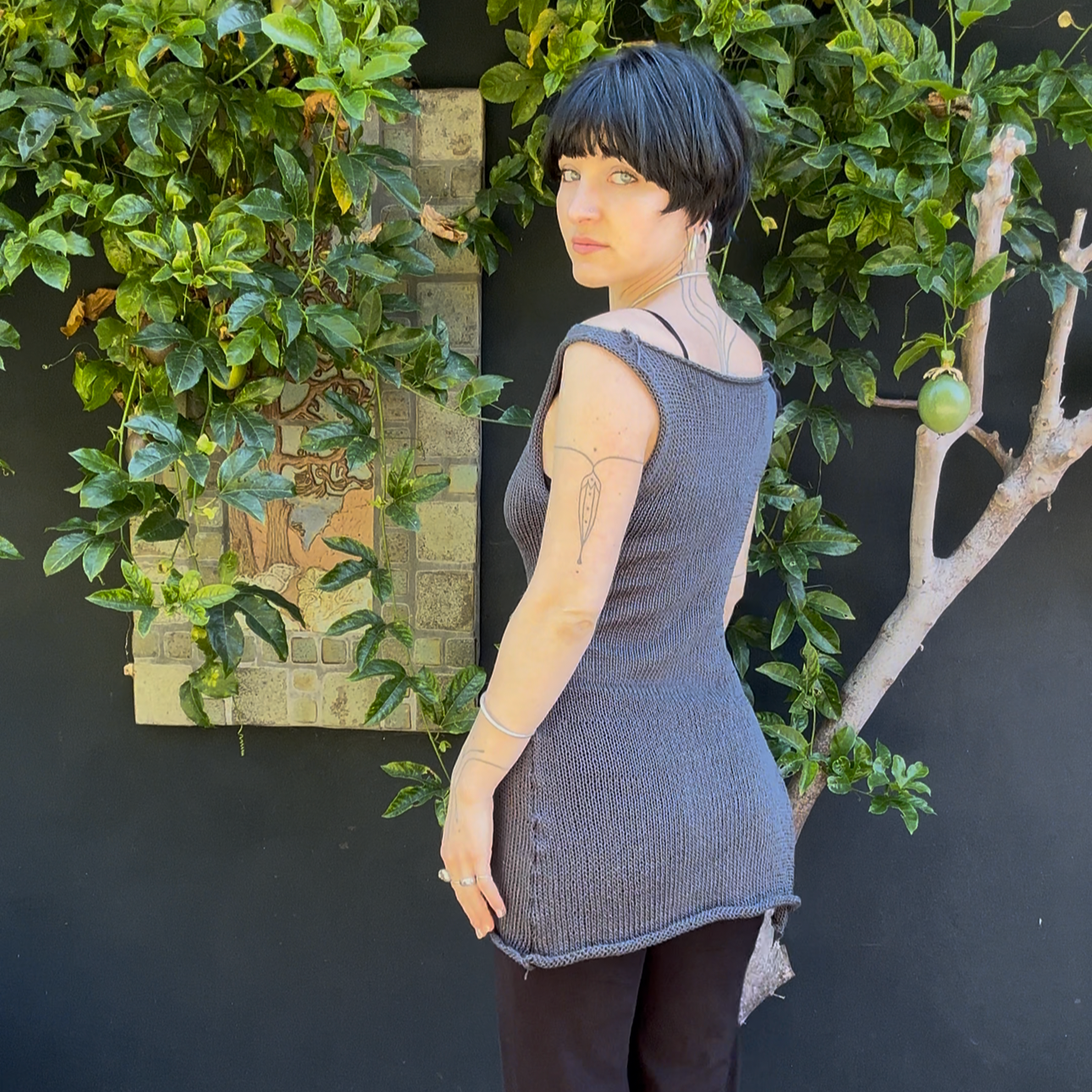 Calinaga Tunic Top Knitting Pattern