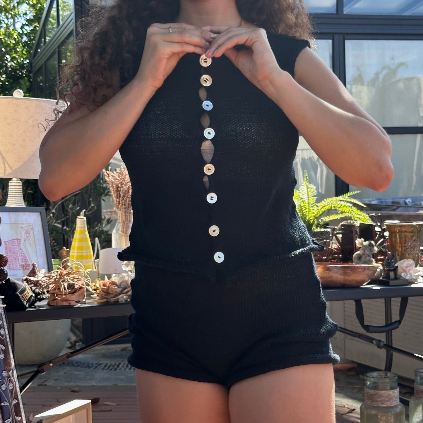 Lethe Button Up Top Knitting Pattern