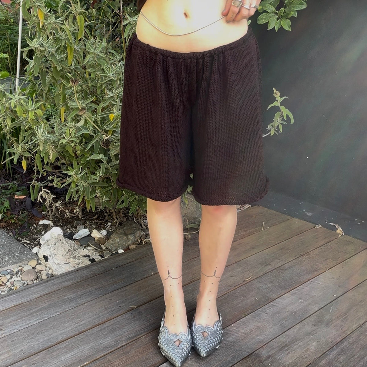 Nerites Knit Baggy Shorts