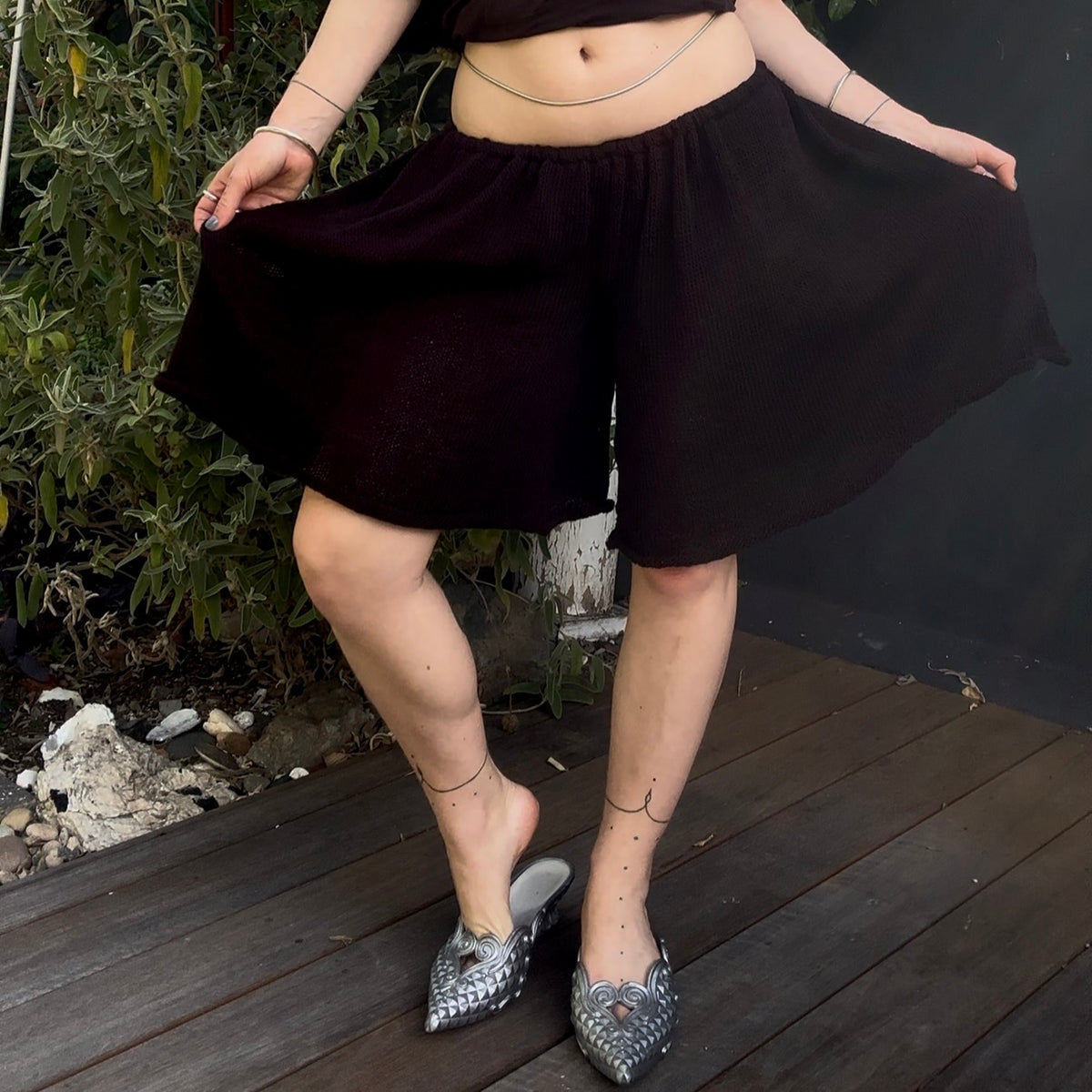Nerites Knit Baggy Shorts