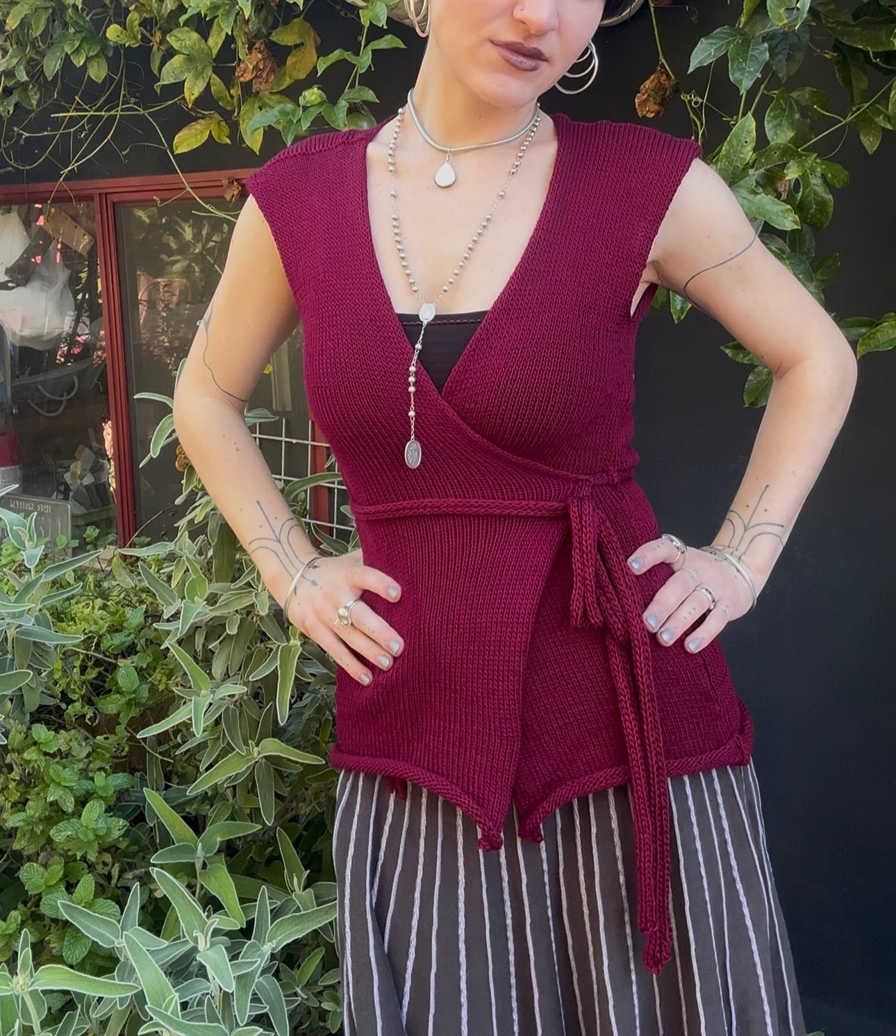 Amaryllis Knit Tunic Top