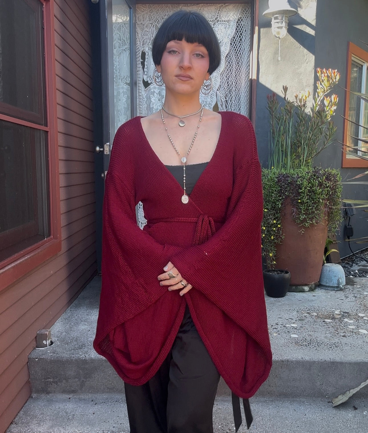 Pandora Knit Wrap Top Knitting Pattern