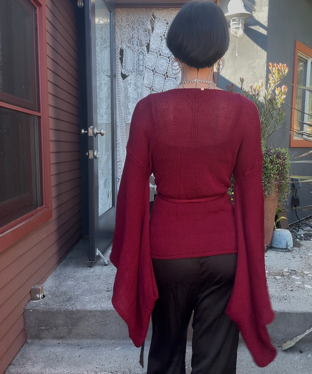 Pandora Knit Wrap Top