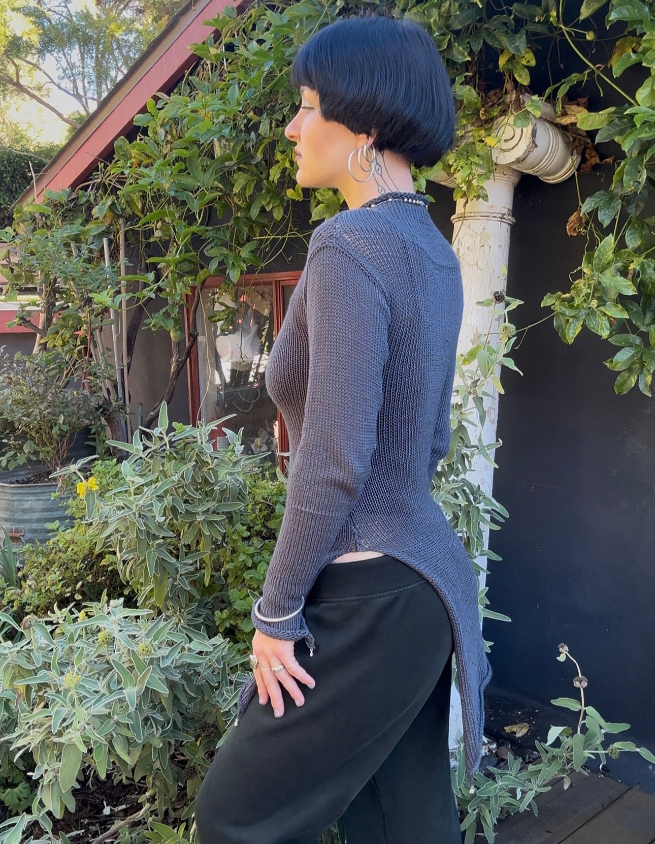 Maripesa Mockneck Tunic Top