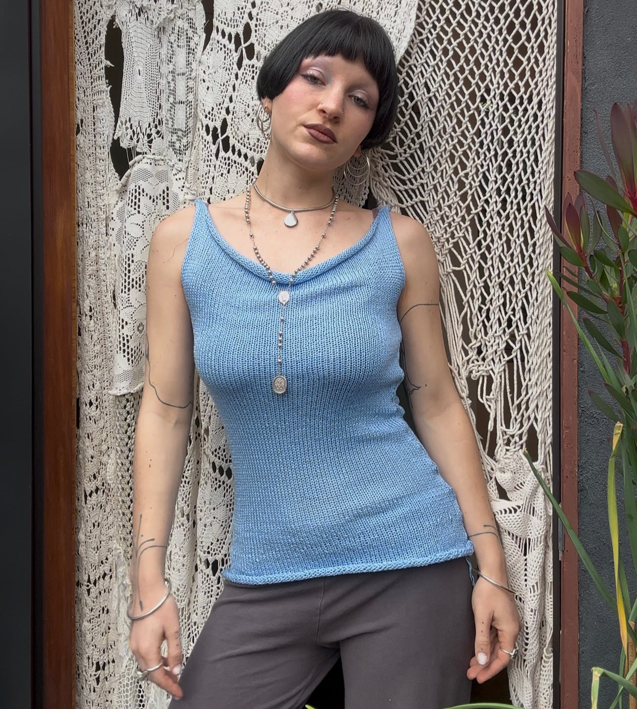 Frost Knit Sleeveless Top