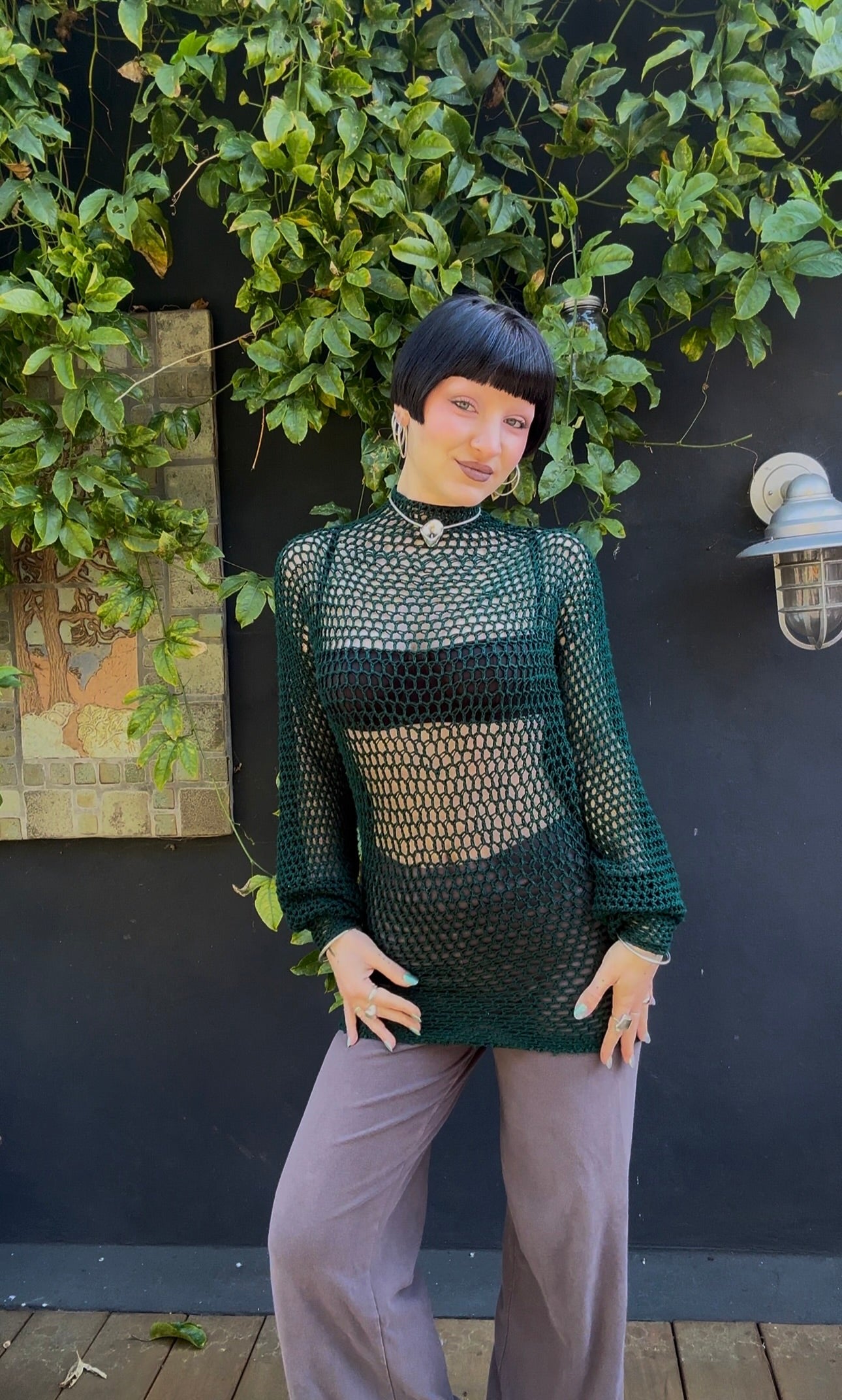 Katsura Mesh Long Sleeve Dress/Top