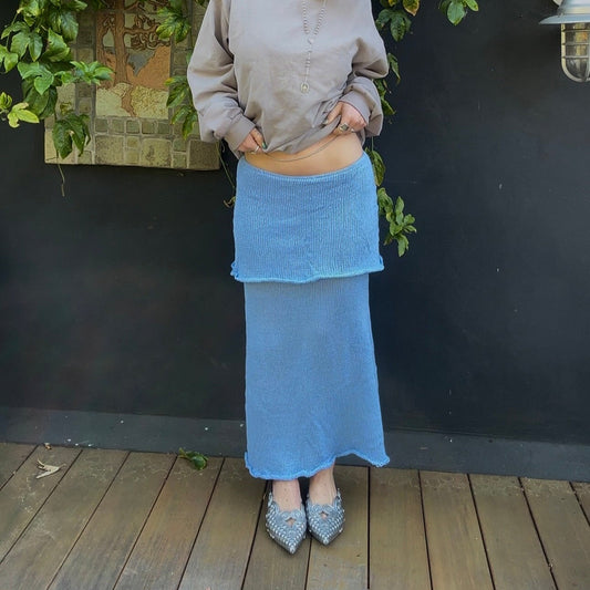 Glacier Knit Maxi Skirt