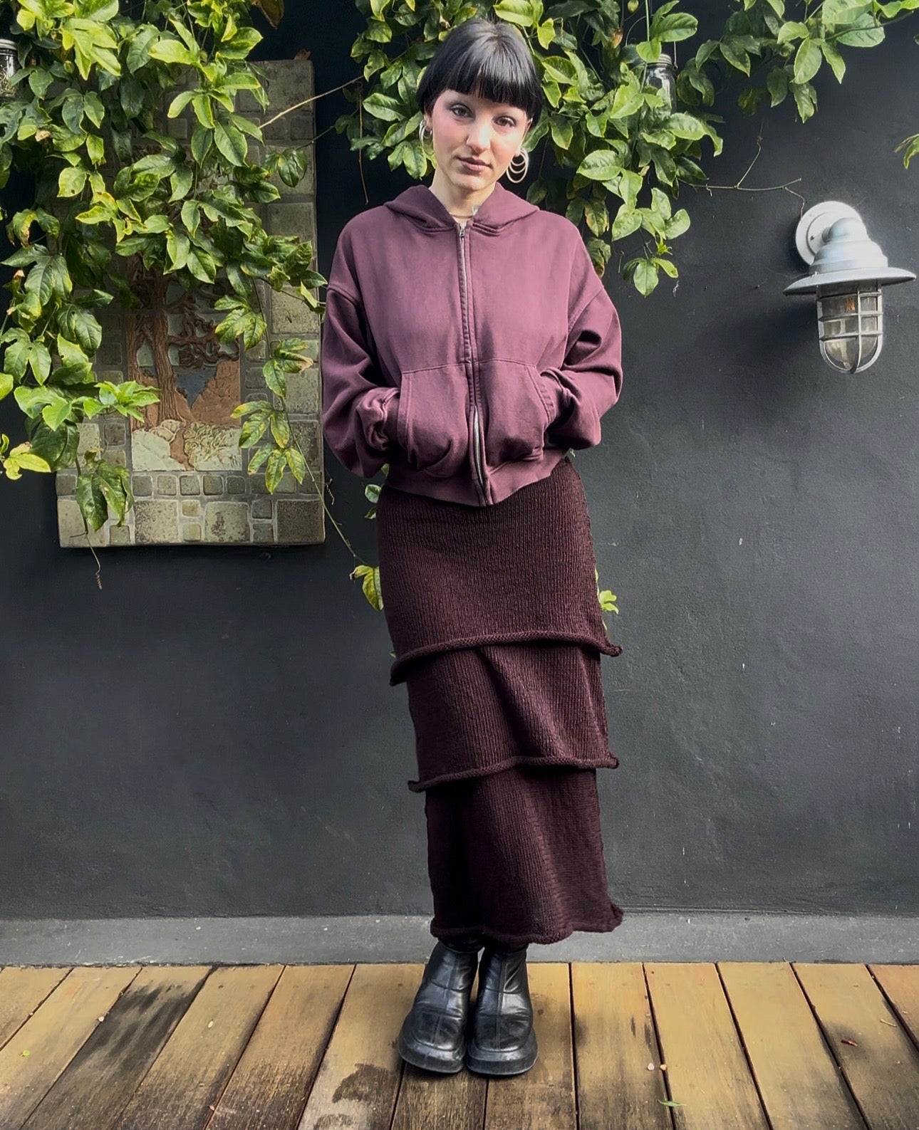 Medusozoa Knit Tiered Maxi Skirt Knitting Pattern