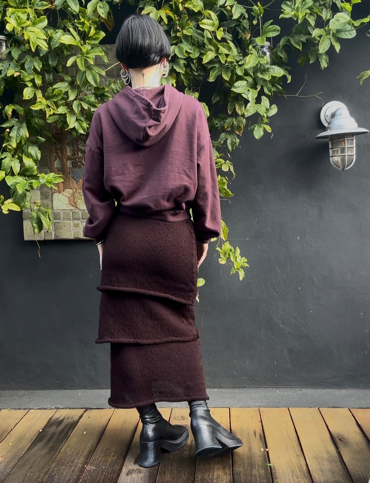 Medusozoa Knit Tiered Maxi Skirt Knitting Pattern