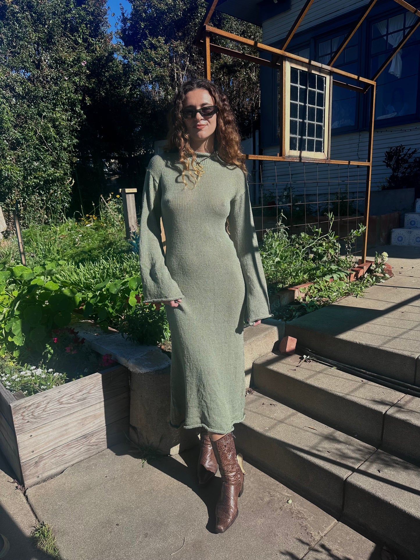 Sambia Knit Mockneck Maxi Dress *