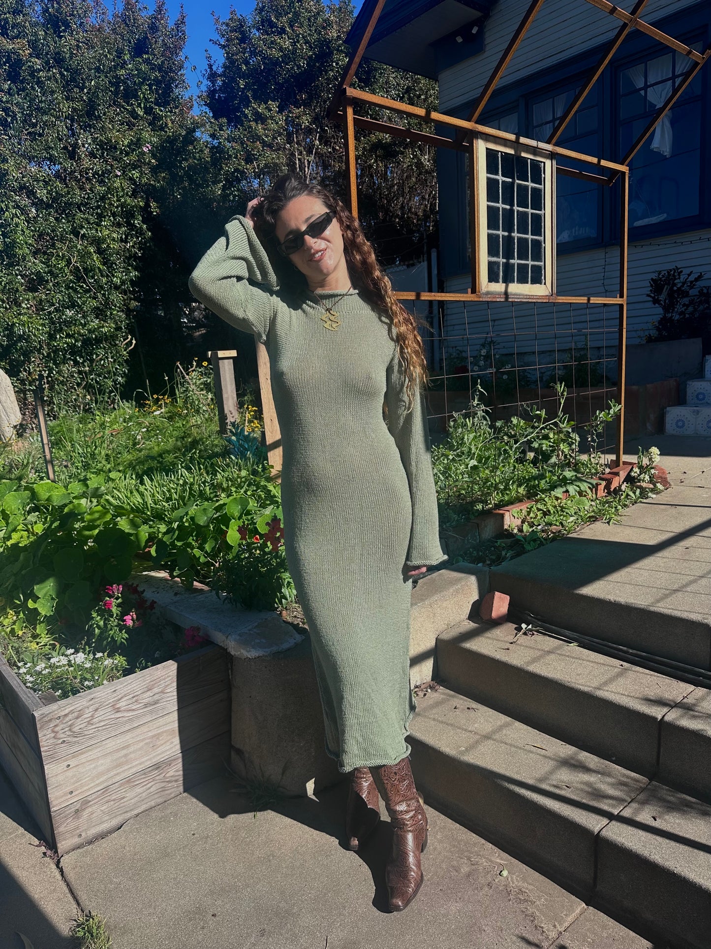 Sambia Knit Mockneck Maxi Dress *