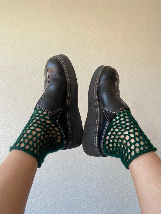 Burdock Mesh Ankle Socks