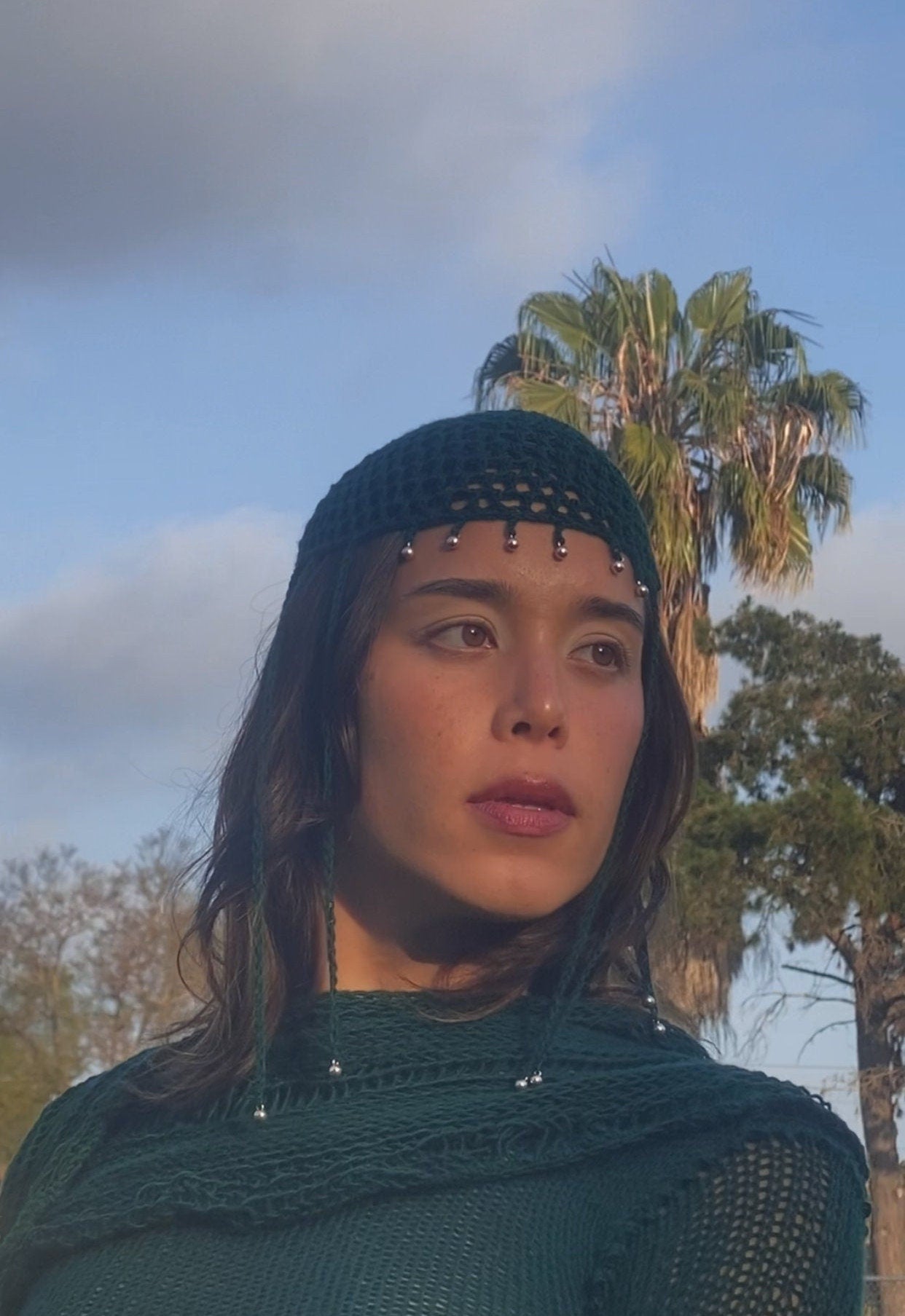 Willow Flapper Mesh Scullcap Hat Crochet Pattern