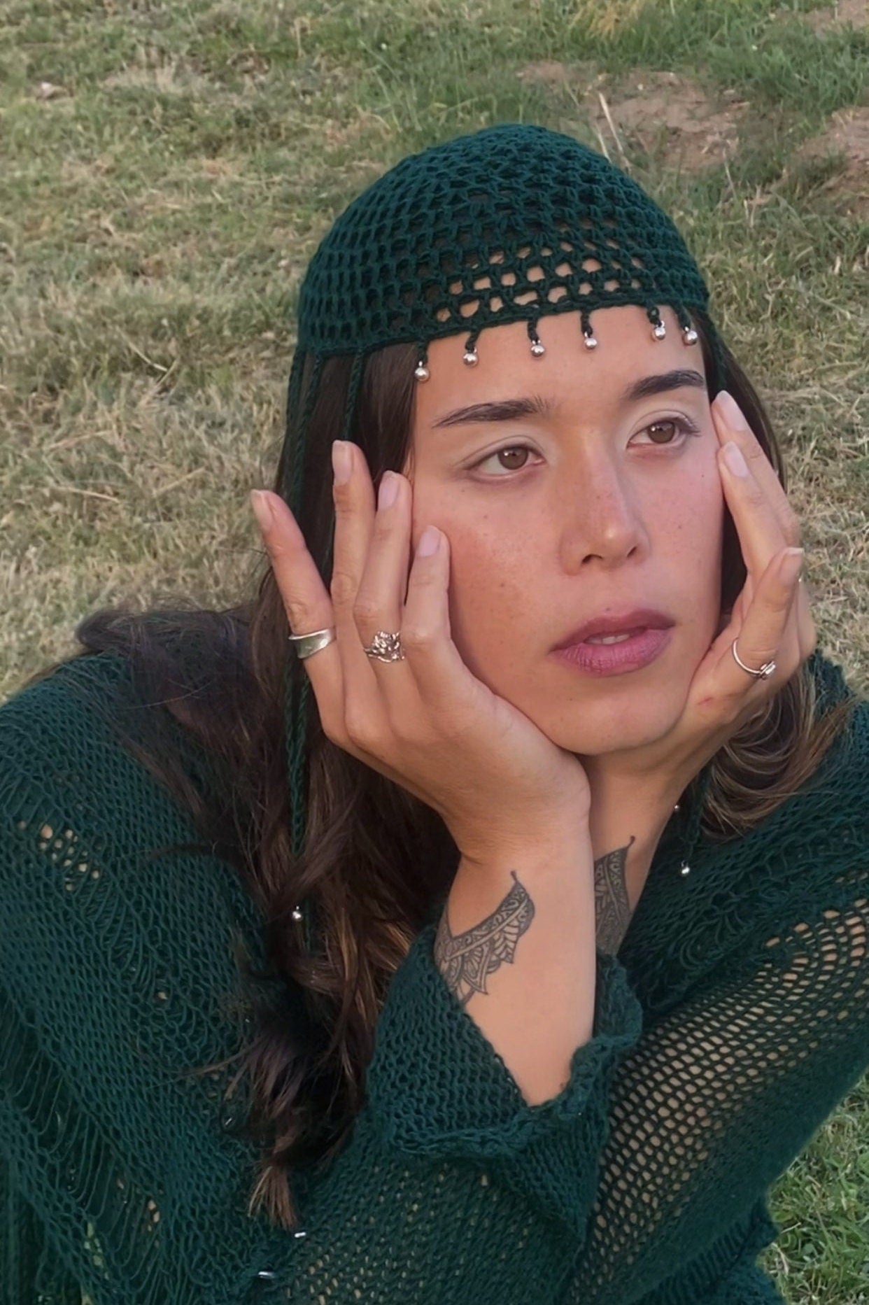Willow Flapper Mesh Scullcap Hat Crochet Pattern