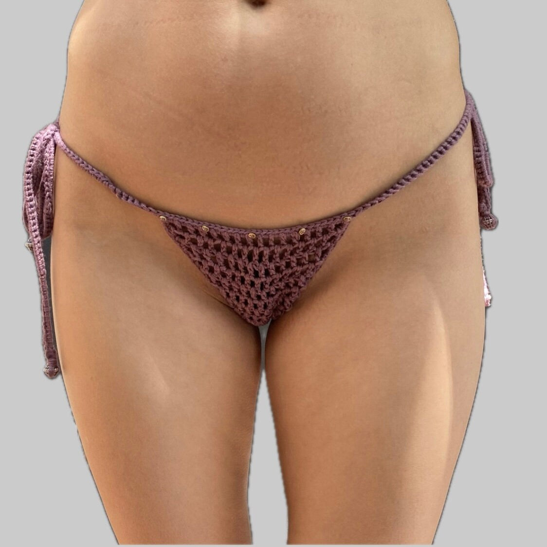 Jools Mesh Thong Bikini Bottoms