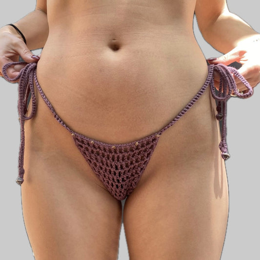 Jools Mesh Thong Bikini Bottoms