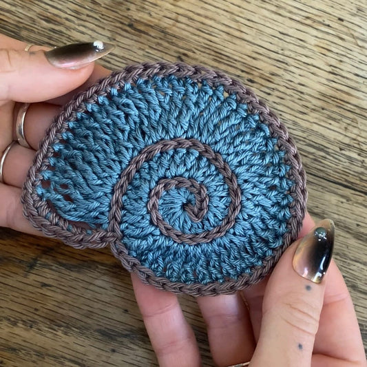 Nautilus Shell Applique Crochet pattern