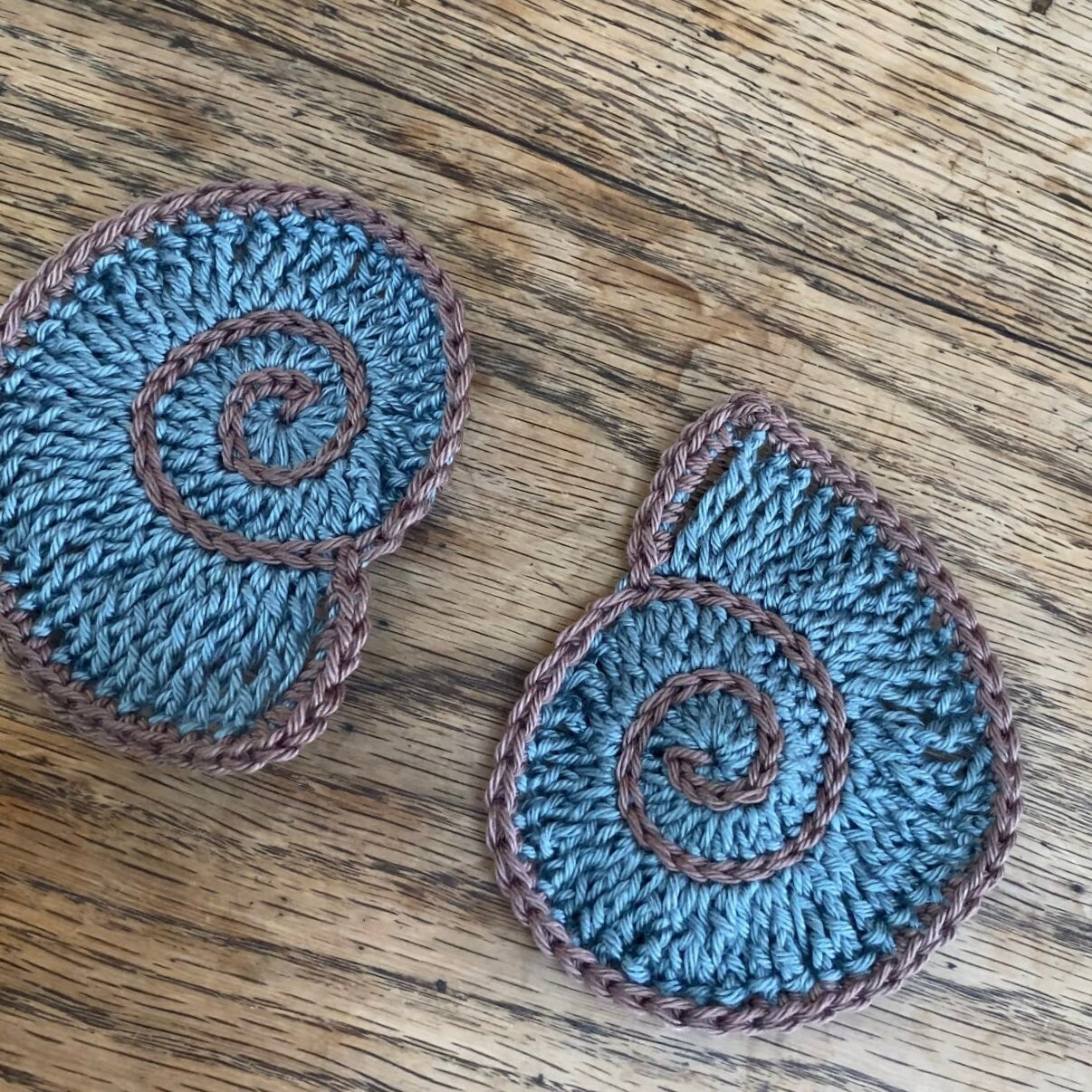 Nautilus Shell Applique Crochet pattern